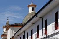 San Jose Church in Popayan is a national monument, the original was destroyed in the 1736 earthquake. Colombia, South America.
