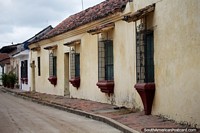 The streets of Mompos have stayed intact since the 1600's with well-kept buildings and facades. Colombia, South America.