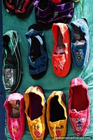 Comfortable but delicate footwear in nice colors, great fashion in Mompos. Colombia, South America.