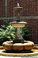 Colombia Photo - Beautiful stone fountain at Bolivar House in Bucaramanga, a special place of interest.