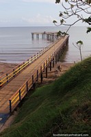 Tourist activity in Arboletes, to visit the fishing pier.