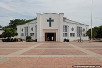 Church and plaza in Bosconia.