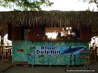 Blue Dolphin in Puerto Lopez serve great sandwiches and food! Ecuador, South America.