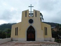 Church a few kms before Tulcan. Ecuador, South America.