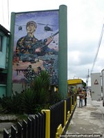 La base militar en Tulcan. Ecuador, Sudamerica.