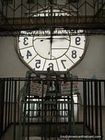 Ecuador Photo - The mechanics of the clock from behind at Basilica del Voto Nacional church, Quito.