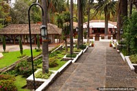 The house of Juan Leon Mera at Ambato botanical gardens, one of 3 famous Juans. Ecuador, South America.