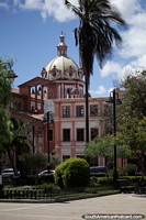 San Blas Park and the domed church, between the center and bus terminal in Cuenca.