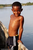 El más joven de los 3 hermanos del Río Esmeraldas. Ecuador, Sudamerica.