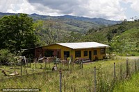 Country living in Ecuador, wooden house around San Juan Bosco, south of Limon. Ecuador, South America.