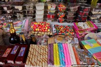 There is a lot of sugar to eat in Banos in the form of all kinds of sweets, take your pick.
