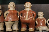 Ceramic works of a family at the cultural center in Aregua.