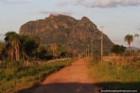 Mountain in the countryside around Cerro Cora, Route 5.