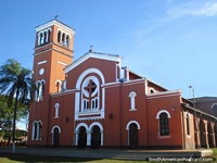 The church in Ybycui. Paraguay, South America.