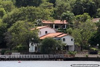 Paraguay Photo - Nice house with a private jetty on the lakes edge at San Bernardino.
