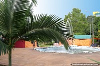 Paraguay Photo - The fountain beside Plaza Heroes del Chaco in Caacupe.