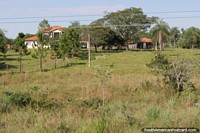 Mansion in the countryside, palm trees and land, so beautiful, north of Villarrica. Paraguay, South America.