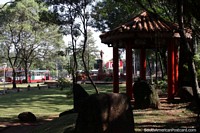 Larger version of A tranquil part of Ciudad del Este, Parque Chino - China Park.
