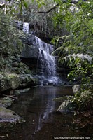 Salto Escondido, waterfall at Ybycui National Park.