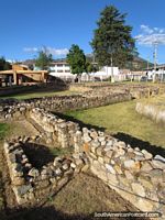 Zona arqueológica em Banos do Inca em Cajamarca. Peru, América do Sul.