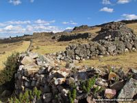 Marcahuamachuco ruins stretches for 5kms. Peru, South America.