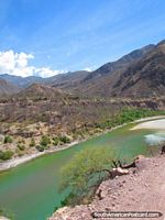 Larger version of Turquoise blue waters of the Rio Pampas between Ayacucho and Andahuaylas.