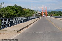 The bridge across the Aguaytia River into the town of Aguaytia, between Pucallpa and Tingo Maria.