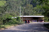 Road between Nuevo Jaen and Perlamayo, still unsealed, south of Tarapoto.