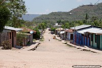 Residential street in the small town of Buenos Aires, south of Tarapoto.