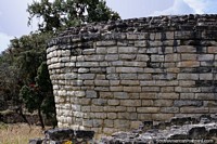 Larger version of Ruins of the main temple at Kuelap built by the Chachapoyas culture.