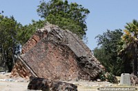 Larger version of Ruins of the cathedral at Campo Santo, memorial to the earthquake in Yungay in 1970.