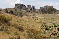 Los Frailones, rock formations at Cumbemayo in Cajamarca. Peru, South America.