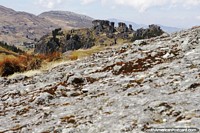 Pilares vulcânicos de até 60 pés de altura chamados Los Frailones em Cumbemayo, Cajamarca.