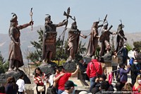 Qhapaq Nan, monumento Inca, uma atração turística em Cajamarca. Peru, América do Sul.