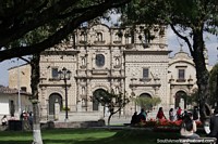 Iglesia de San Francisco construida en 1699, gran arquitectura hecha en piedra en Cajamarca.