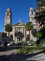 Cathedral Nuestra Senora de las Mercedes, Plaza Independencia in Mercedes. Uruguay, South America.