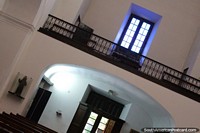 Uruguay Photo - Inside the cathedral (basilica) with blue window light, Colonia del Sacramento.