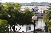 The port on the Uruguay River in Fray Bentos.