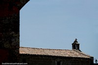 Uruguay Photo - Church and lantern, red tiled roof at Santa Teresa Fort in Punta del Diablo.