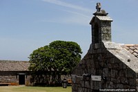 La restauración de la fortaleza de Santa Teresa fue propuesta y comenzó en 1929, Punta del Diablo. Uruguay, Sudamerica.
