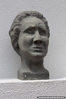 Venezuela Photo - Sculpture of a woman's head at the cultural center in Barinas.
