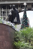 Simon Bolivar monument on Bolivar Avenue in Caracas.