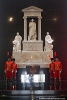 Guards around the resting place of Liberator Simon Bolivar, National Pantheon, Caracas.