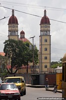 Cathedral Our Lady of Mount Carmel with 2 tall towers in Maturin.