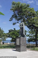 General Antonio Jose de Sucre, military, politics and president of Bolivia from 1825 to 1828, statue in Carupano.