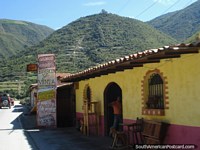 There are many art shops during the drive on the El Paramo road in Merida. Venezuela, South America.
