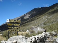 Parque Nacional Sierra de la Culata, las montañas rocosas enormes cerca de Mérida. Venezuela, Sudamerica.