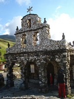 Capela de Piedra, também conhecida como a igreja de pedra nas montanhas de San Rafael, Mérida. Venezuela, América do Sul.