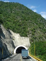 1 of 3 tunnels out of Merida to Maracaibo. Venezuela, South America.