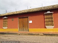 A casa onde o historiador Ismael Silva Montanes nasceu em 1901, Carora. Venezuela, América do Sul.